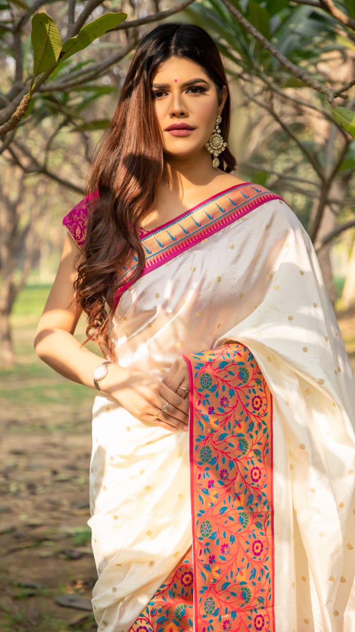 Reception Wear Pathani Silk Saree