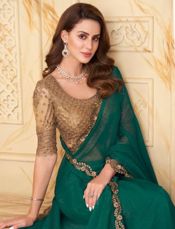Exclusive Designer Fancy Silk Saree