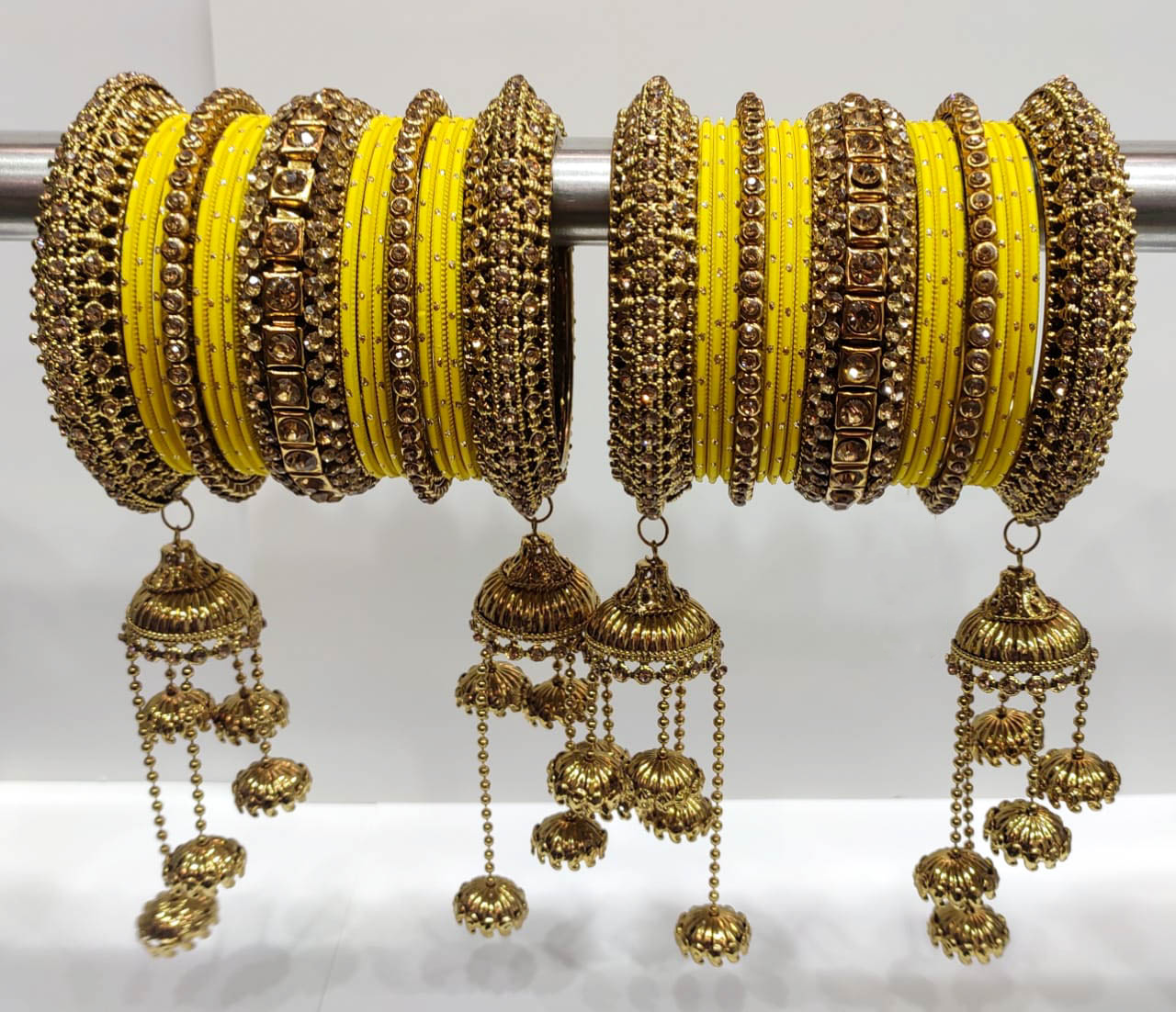 Bridal Jhumki And Jhumar Style Bangle